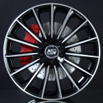 MSW 30 BLACK/POLISHED 7,5X17 ryhmss VANTEET / ALUMIINIVANTEET @ Svenska Gummihuset AB (A171125H75MSW30GBLKFP731)