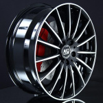 MSW 30 BLACK/POLISHED 7,5X17 ryhmss VANTEET / ALUMIINIVANTEET @ Svenska Gummihuset AB (A171125H75MSW30GBLKFP731)