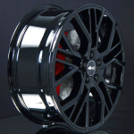 BROCK B41 SHINY BLACK 8,5X20 ryhmss VANTEET / ALUMIINIVANTEET @ Svenska Gummihuset AB (A201125H85BRB41666)