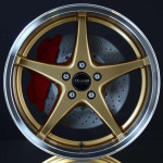 OCEAN MK18 GOLD POLISH 8,5X18 ryhmss VANTEET / ALUMIINIVANTEET @ Svenska Gummihuset AB (A181085L85MK18GP651)