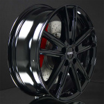 DEZENT KF BLACK 7X16 ryhmss VANTEET / ALUMIINIVANTEET @ Svenska Gummihuset AB (A161085M70DEZKFB634)