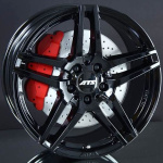 ATS MIZAR GLOSS BLACK 7X17 ryhmss VANTEET / ALUMIINIVANTEET @ Svenska Gummihuset AB (A171125H70ATSMIZGBLK666)