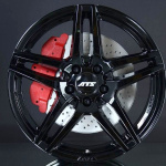 ATS MIZAR GLOSS BLACK 7X17 ryhmss VANTEET / ALUMIINIVANTEET @ Svenska Gummihuset AB (A171125H70ATSMIZGBLK666)