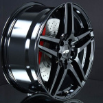 ATS MIZAR GLOSS BLACK 7X17 ryhmss VANTEET / ALUMIINIVANTEET @ Svenska Gummihuset AB (A171125H70ATSMIZGBLK666)