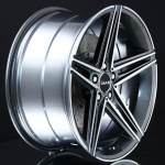 AVUS AC-515 ANTHRACITE POLISHED 8,5X18 ryhmss VANTEET / ALUMIINIVANTEET @ Svenska Gummihuset AB (A181125H85AVAC515A666)