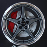 OCEAN MK18 ANTRACIT POLISH LIP 8,5X18 ryhmss VANTEET / ALUMIINIVANTEET @ Svenska Gummihuset AB (A181085L85MK18GPL651)