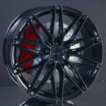 MONACO WHEELS FF4 GLOSS BLACK 8X18 ryhm�ss� VANTEET / ALUMIINIVANTEET @ Svenska Gummihuset AB (A181125H80FF4GB665)