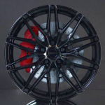 MONACO WHEELS FF4 GLOSS BLACK 8X18 ryhm�ss� VANTEET / ALUMIINIVANTEET @ Svenska Gummihuset AB (A181125H80FF4GB665)