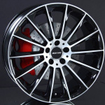 GMP STELLAR BLACK DIAMOND 8,5X19 ryhmss VANTEET / ALUMIINIVANTEET @ Svenska Gummihuset AB (A191125H85STELLBL666)