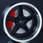 OCEAN MK18 BLACK DIAMOND 8,5X18 ryhmss VANTEET / ALUMIINIVANTEET @ Svenska Gummihuset AB (A181085L85MK18651)