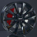 NITRO AERO FF GLOSS BLACK 8,5X18 ryhmss VANTEET / ALUMIINIVANTEET @ Svenska Gummihuset AB (A181145M85NIAERGB641)