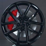 BORBET N BLACK GLOSSY 6,5X17 ryhmss VANTEET / ALUMIINIVANTEET @ Svenska Gummihuset AB (A171145H65BORBN725)