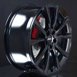 DEZENT AR BLACK 9,5X19 ryhmss VANTEET / ALUMIINIVANTEET @ Svenska Gummihuset AB (A191145H95DEZARBA641)
