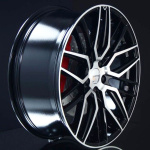 GH EDITION BOSSEN V BLACK POLISHED 8,5X18 ryhmss VANTEET / ALUMIINIVANTEET @ Svenska Gummihuset AB (A181085M85BOVBP731)