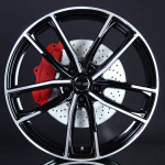 BROCK B38 BLACK/POLISH 8X19 ryhmss VANTEET / ALUMIINIVANTEET @ Svenska Gummihuset AB (A191145M80BROB38726)