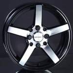 GH EDITION GROSSEN 45 BLACK/POLISH 4,5X14 ryhmss VANTEET / ALUMIINIVANTEET @ Svenska Gummihuset AB (A141004L45GO45BP70)