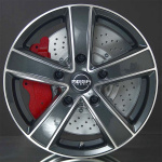 MEGA WHEELS Hercules 6 Anthracite grey front polished 6,5X16 ryhm�ss� VANTEET / ALUMIINIVANTEET @ Svenska Gummihuset AB (A161206H65MEWHHERAGP746)