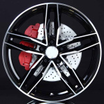 GH EDITION IZOR BLACK/POLISH 7,5X17 ryhm�ss� VANTEET / ALUMIINIVANTEET @ Svenska Gummihuset AB (A171005M755IZSIRRBP71)