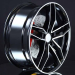 GH EDITION IZOR BLACK/POLISH 7,5X17 ryhm�ss� VANTEET / ALUMIINIVANTEET @ Svenska Gummihuset AB (A171005M755IZSIRRBP71)