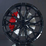 MONACO WHEELS FF3 GLOSS BLACK 8,5X19 ryhmss VANTEET / ALUMIINIVANTEET @ Svenska Gummihuset AB (A191145M85FF3GLBL671)