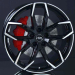 RIAL LUCCA DIAMOND BLACK POLISH 6,5X17 ryhmss VANTEET / ALUMIINIVANTEET @ Svenska Gummihuset AB (A171004M65RILDBP7634)