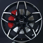 RIAL LUCCA DIAMOND BLACK POLISH 6,5X17 ryhmss VANTEET / ALUMIINIVANTEET @ Svenska Gummihuset AB (A171004M65RILDBP7634)