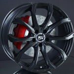 MSW 48 MATT BLACK 9X19 ryhmss VANTEET / ALUMIINIVANTEET @ Svenska Gummihuset AB (A191205H90MSW48MBLK741)