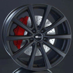 BROCK B32 BLACK MATT 7,5X18 ryhm�ss� VANTEET / ALUMIINIVANTEET @ Svenska Gummihuset AB (A181085H75BRB32726)