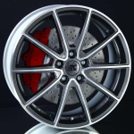 BROCK RC32 TITANIUM FULL POLISH 7,5X17 ryhm�ss� VANTEET / ALUMIINIVANTEET @ Svenska Gummihuset AB (A171085M75RC32TFP651)