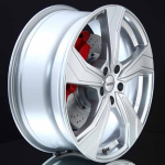 DEZENT KB SILVER 6,5X17 ryhmss VANTEET / ALUMIINIVANTEET @ Svenska Gummihuset AB (A171145M65DEKBS601)