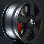 SPATH SP42H MATT BLACK 7,5X17 ryhmss VANTEET / ALUMIINIVANTEET @ Svenska Gummihuset AB (A171185H75SP42MATTBL711)