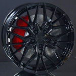 MONACO WHEELS FF2 GLOSS BLACK 8X18 ryhmss VANTEET / ALUMIINIVANTEET @ Svenska Gummihuset AB (A181145M80FF2GLBL671)