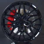 MONACO WHEELS FF2 GLOSS BLACK 8X18 ryhmss VANTEET / ALUMIINIVANTEET @ Svenska Gummihuset AB (A181145M80FF2GLBL671)