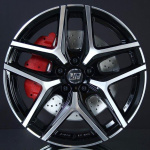 MSW 40 BLACK/POLISHED 6,5X16 ryhm�ss� VANTEET / ALUMIINIVANTEET @ Svenska Gummihuset AB (A161145H65MSW40MBLK661)